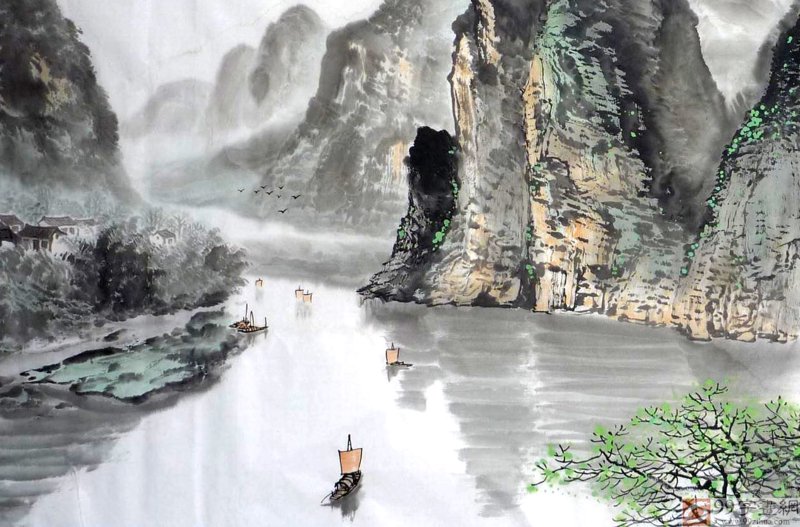 中国山水画作品:传承与创新的双向奔赴
